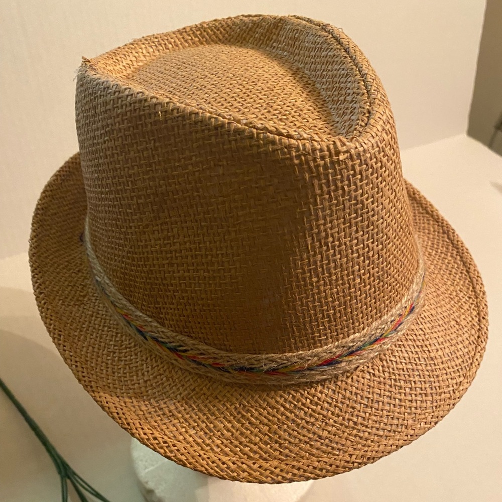 Straw Brown Fedora Hat